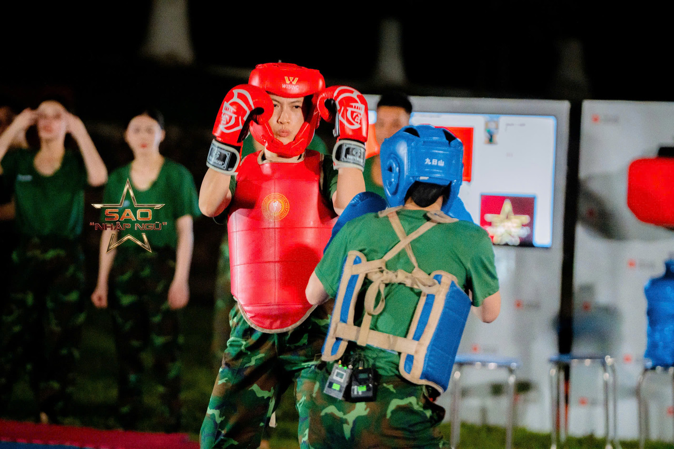 Phương Anh Đào thắng ở nội dung kickboxing. Phương Anh Đào thắng ở nội dung kickboxing.