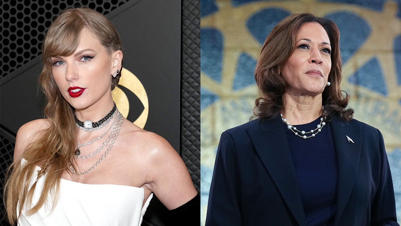 Taylor Swift thể hiện quan điểm ủng hộ bà Kamala Harris.