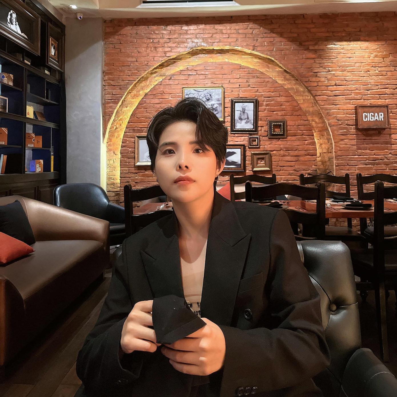 Hình ảnh nam tính hiện tại của Vũ Cát Tường. Hình ảnh nam tính hiện tại của Vũ Cát Tường.