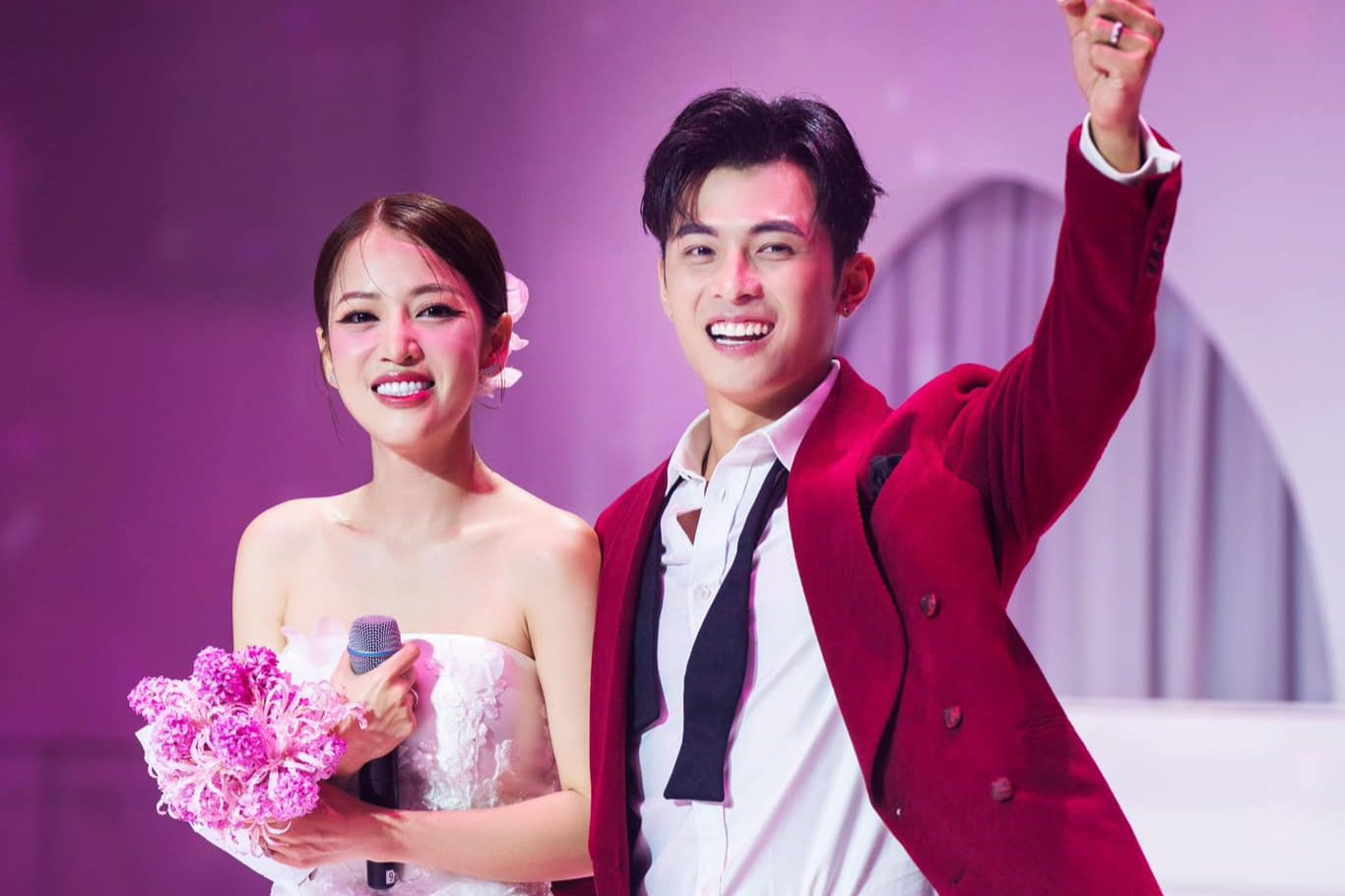 Puka và Gin Tuấn Kiệt trong lễ cưới được tổ chức cách đây ít ngày.