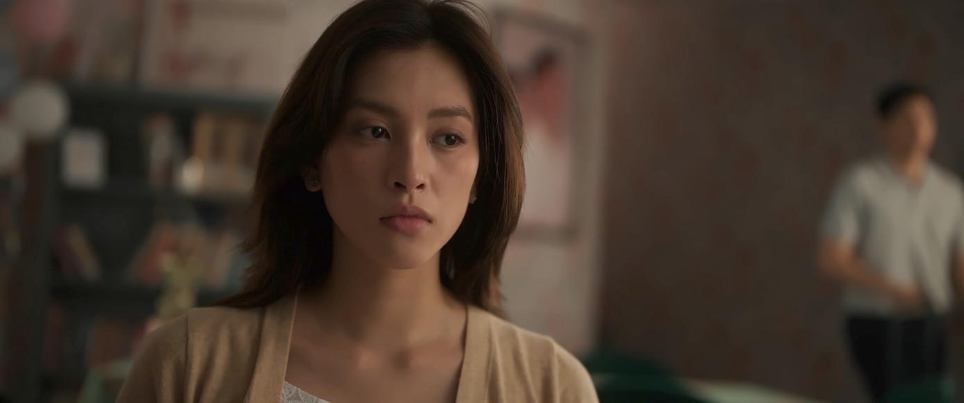 Tạo hình của Tiểu Vy trong bộ phim chiếu Tết.