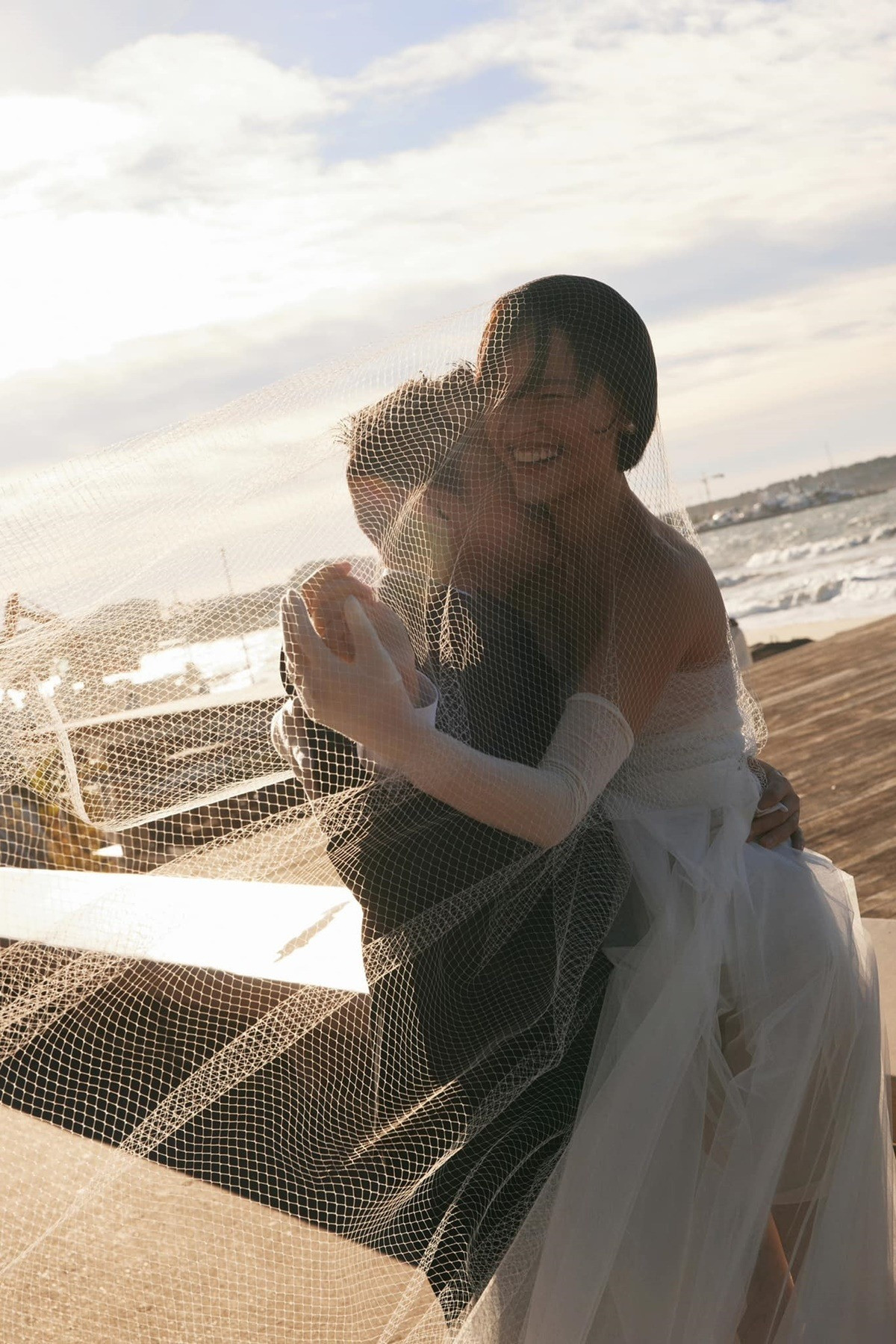 Ảnh cưới của Tuyết Lan được chụp tại Rome, Italy.