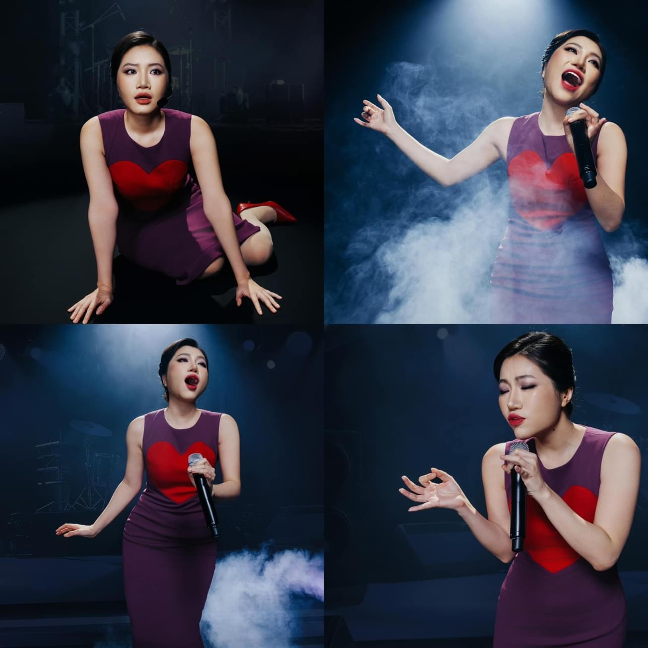 Orange tái hiện khoảnh khắc hài hước của diva Mỹ Linh tại chương trình Chị đẹp đạp gió rẽ sóng. Nữ ca sĩ còn mô phỏng phong cách mở khẩu hình đặc trưng của giọng ca Hương ngọc lan.