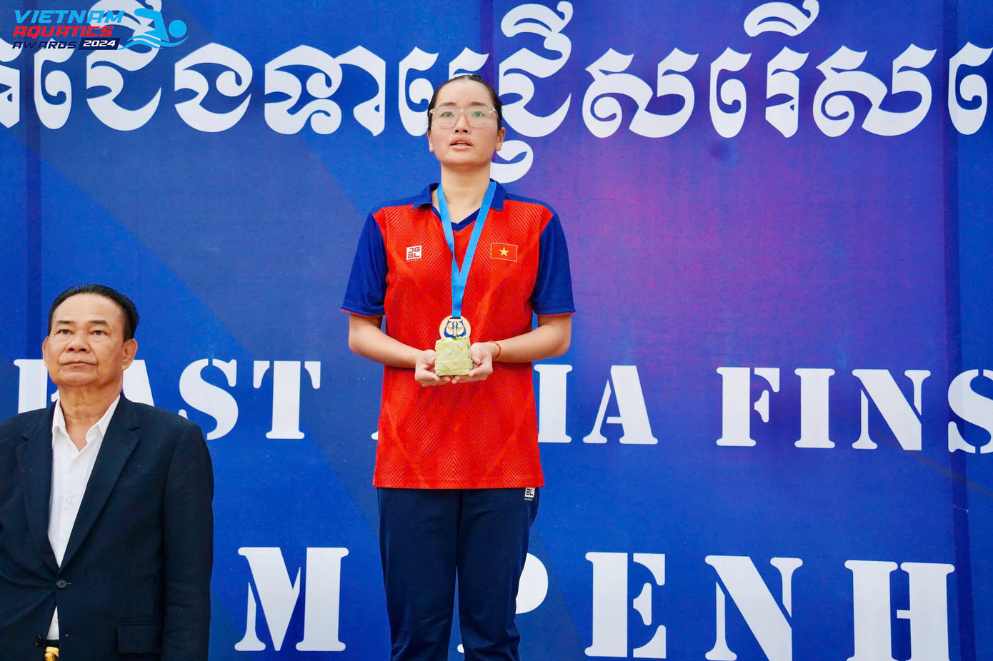 Các vận động viên tại giải Bơi - Lặn vô địch quốc gia năm 2024.