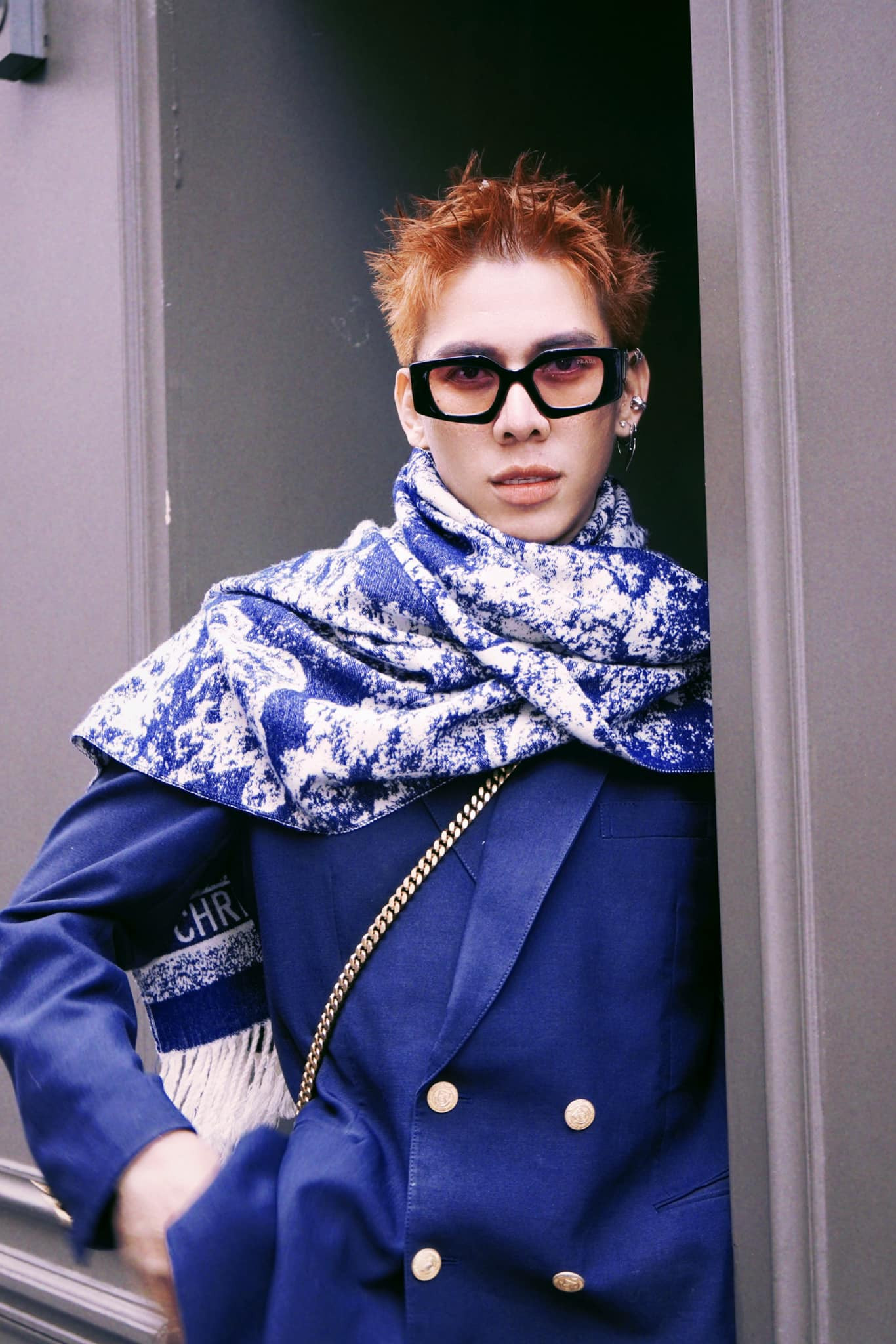 Chuyên gia trang điểm Lâm Nguyễn trong chuyến công tác nước ngoài hồi tháng 3. Chuyên gia trang điểm Lâm Nguyễn trong chuyến công tác nước ngoài hồi tháng 3.