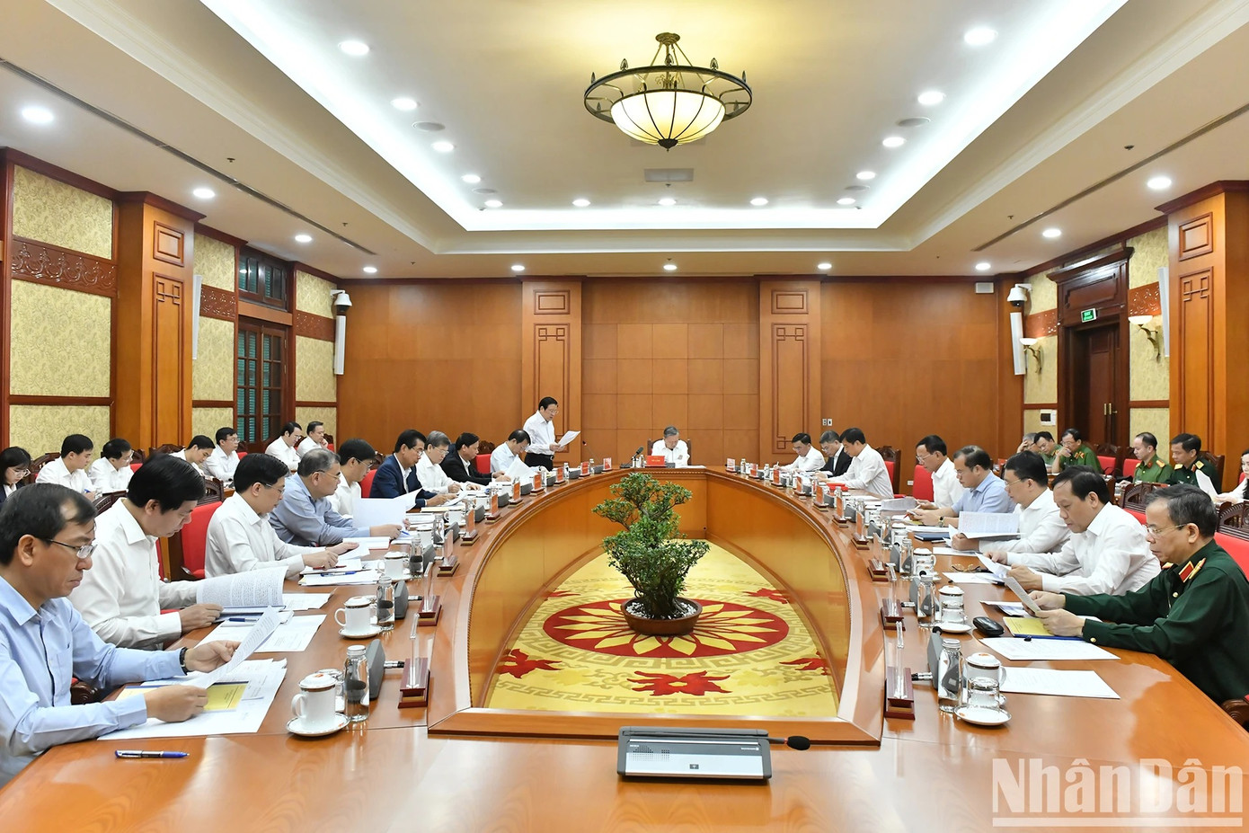 Quang cảnh cuộc họp Thường trực Ban Chỉ đạo Trung ương về phòng, chống tham nhũng, lãng phí, tiêu cực.