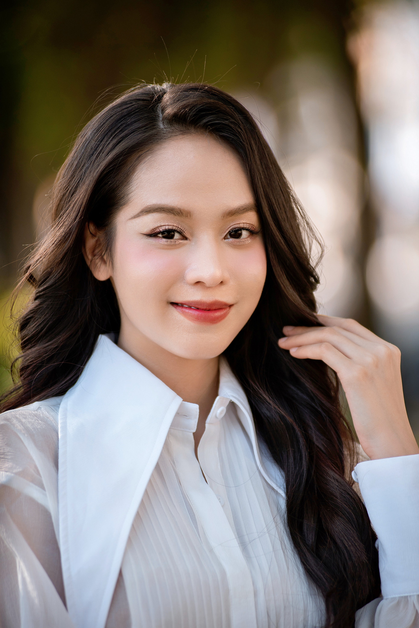 Cận nhan sắc Hoa hậu Huỳnh Thị Thanh Thủy.