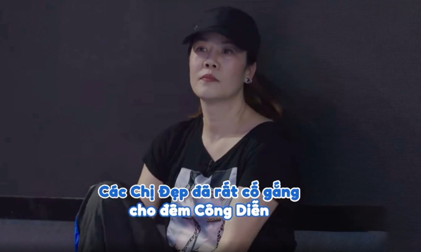 Thu Phương đờ đẫn vì tập luyện quá sức.