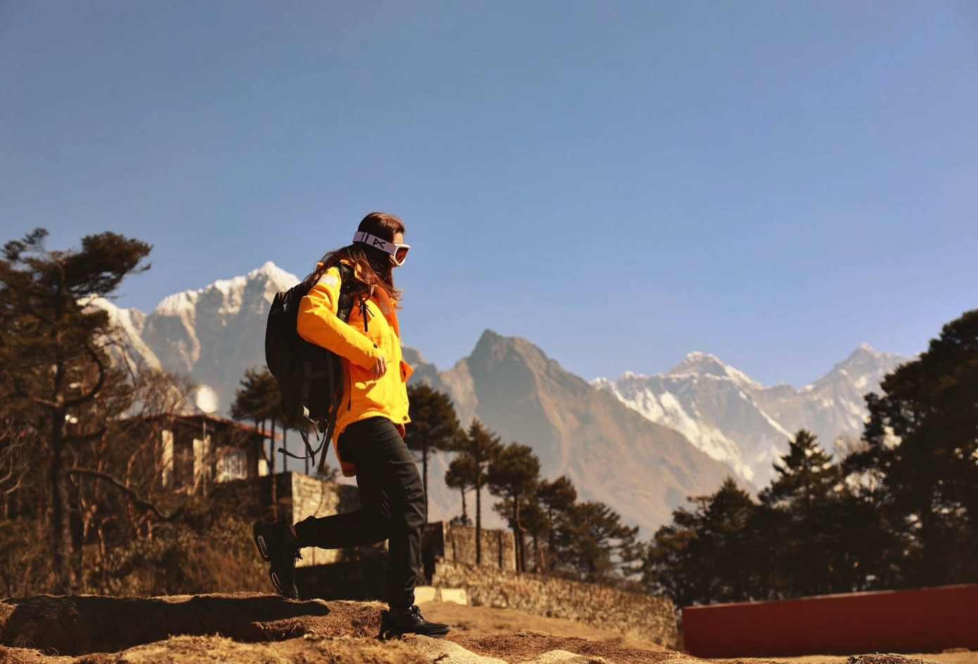 Khách sạn Everest View là nơi du khách có thể chiêm ngưỡng Everest ở tầm nhìn đẹp nhất. Ảnh: Hoàng Thúy Anh. Khách sạn Everest View là nơi du khách có thể chiêm ngưỡng Everest ở tầm nhìn đẹp nhất. Ảnh: Hoàng Thúy Anh.