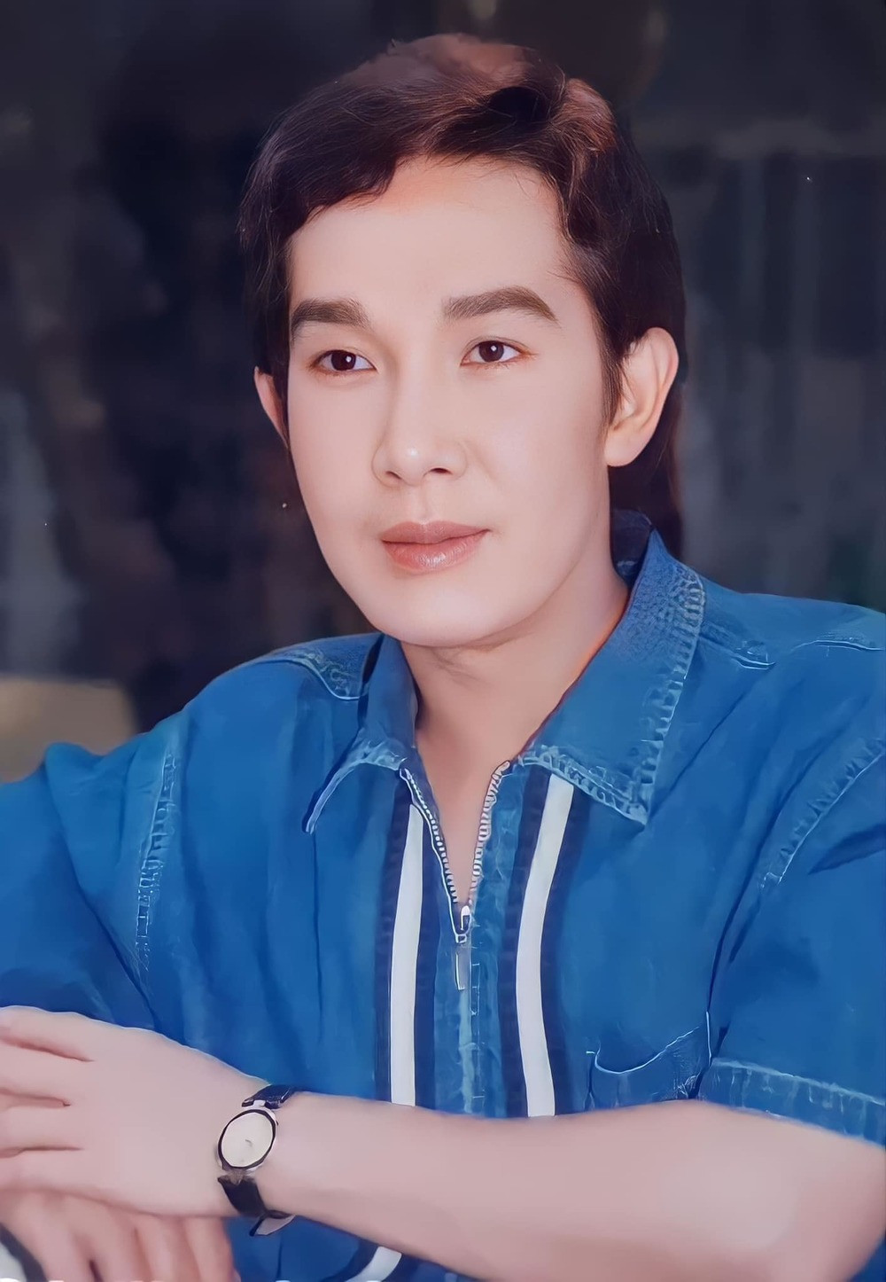 Chân dung NSƯT Vũ Linh thời còn trẻ.