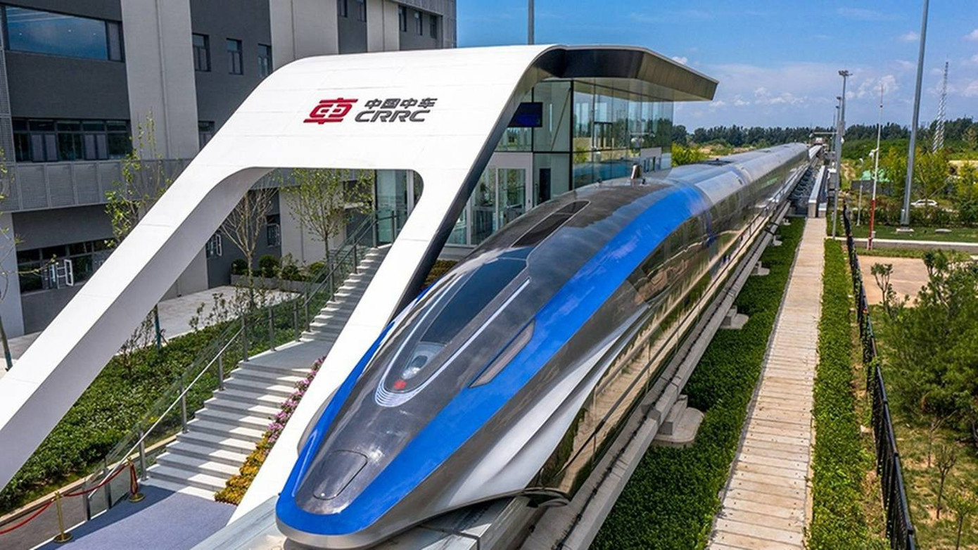 Trung Quốc phát triển tuyến đường sắt cao tốc có tốc độ lên đến gần 650 km/giờ. Trung Quốc phát triển tuyến đường sắt cao tốc có tốc độ lên đến gần 650 km/giờ.