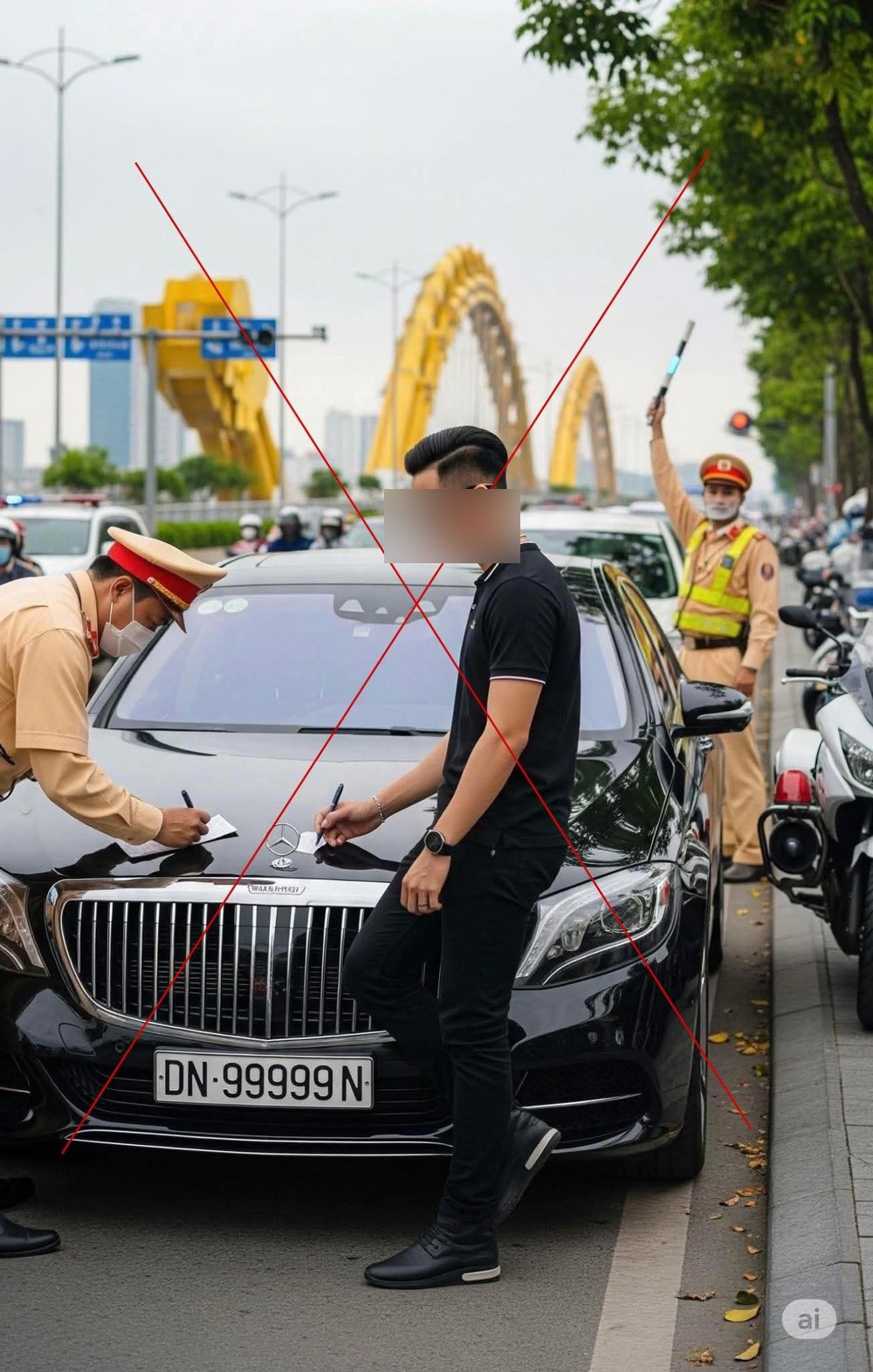 Ảnh ghép vi phạm luật giao thông của Á hậu Phương Thảo (trái) và nhiều người khác dày đặc trên mạng xã hội. Ảnh ghép vi phạm luật giao thông của Á hậu Phương Thảo (trái) và nhiều người khác dày đặc trên mạng xã hội.