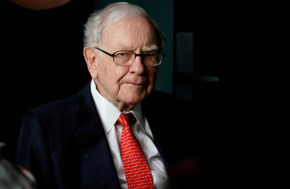 Chân dung tỷ phú Warren Buffett.