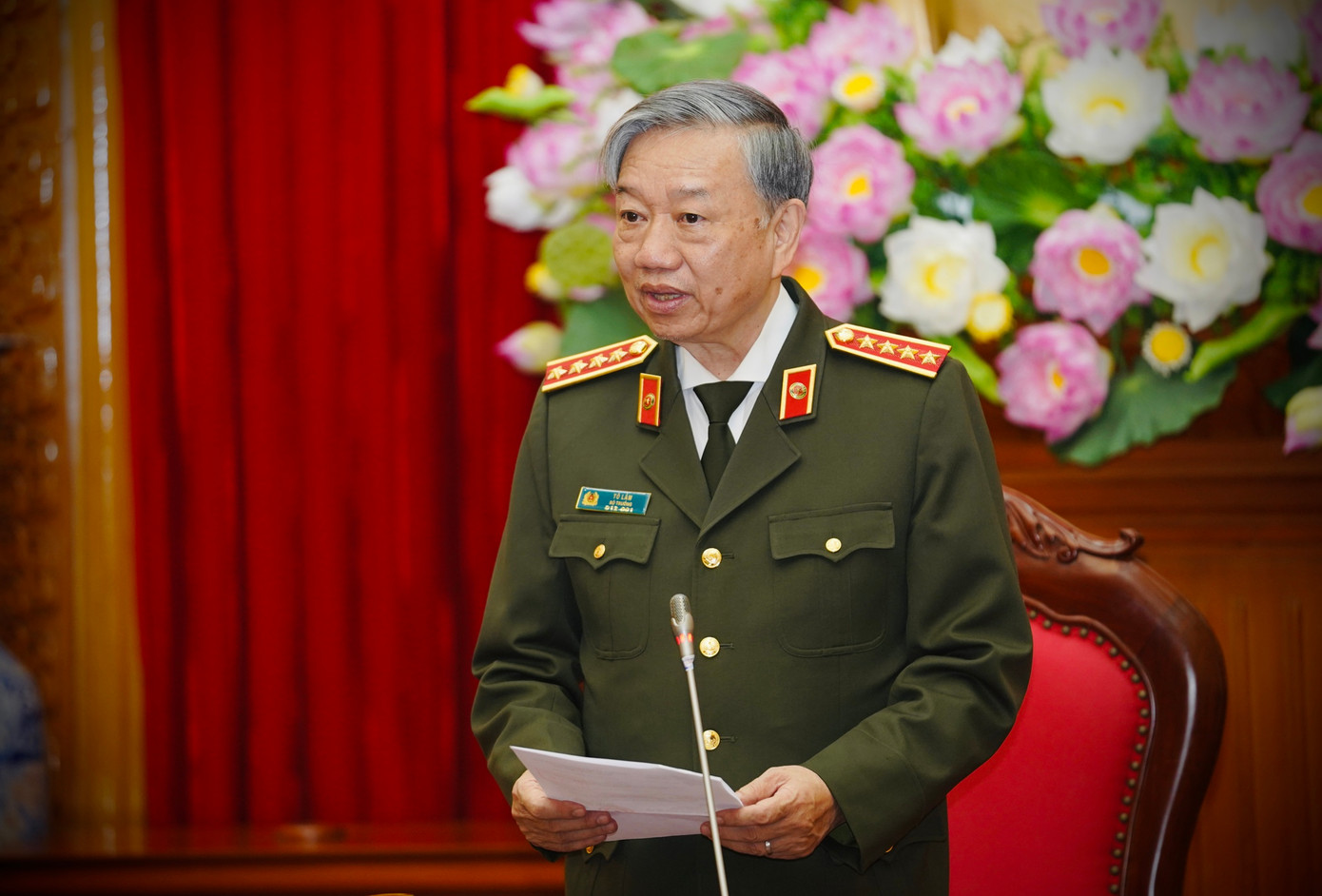 Bộ trưởng Bộ Công an Tô Lâm.