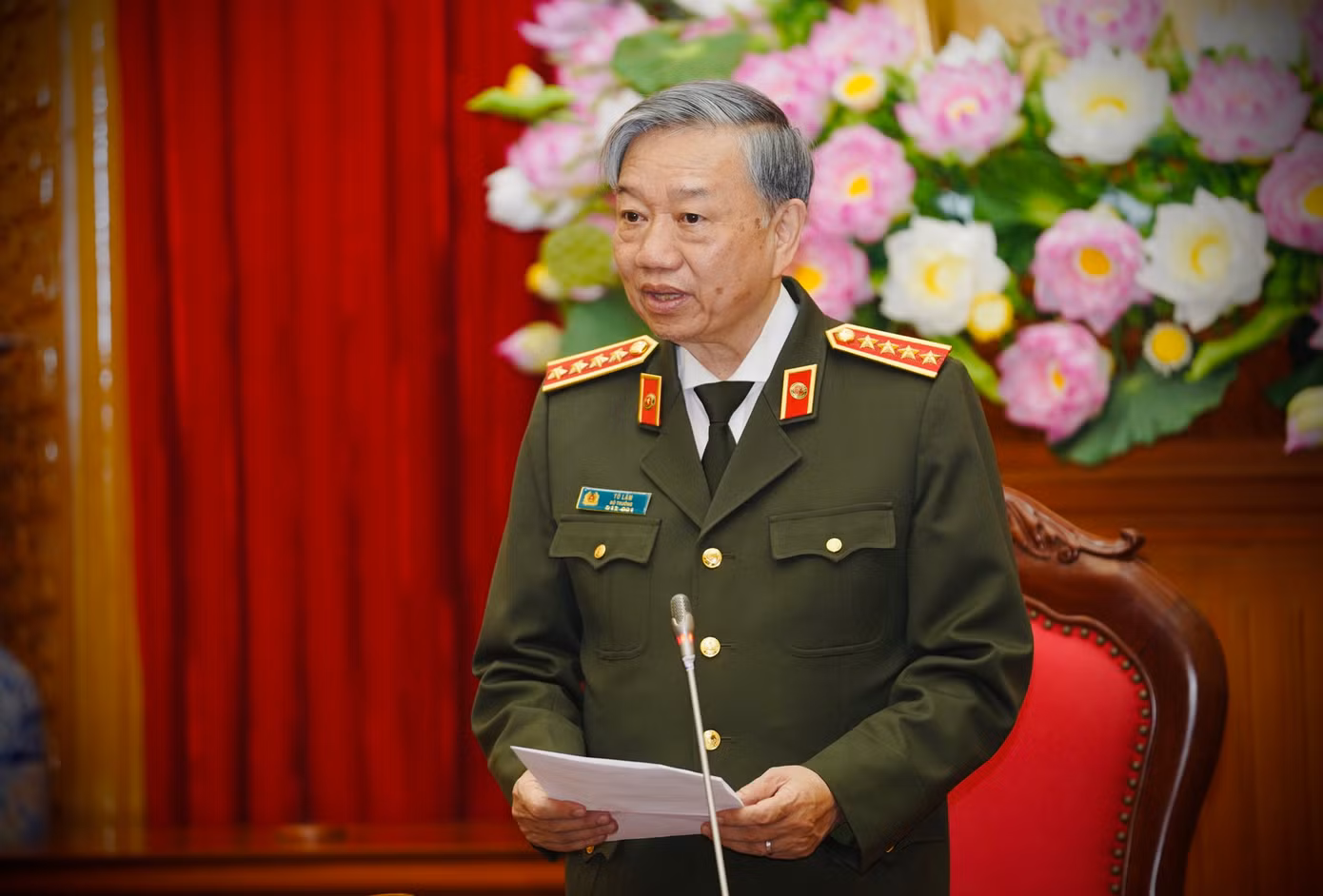 Bộ trưởng Bộ Công an Tô Lâm.