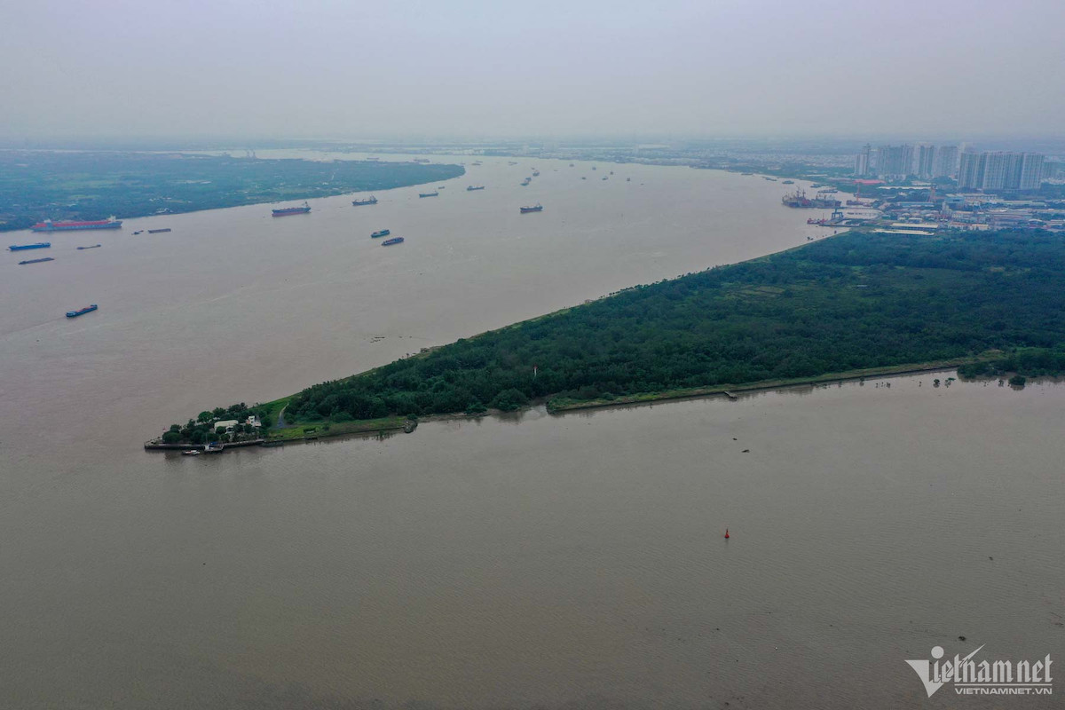 Hiện trạng dự án Mũi Đèn đỏ. Ảnh: Nguyễn Huế Hiện trạng dự án Mũi Đèn đỏ. Ảnh: Nguyễn Huế