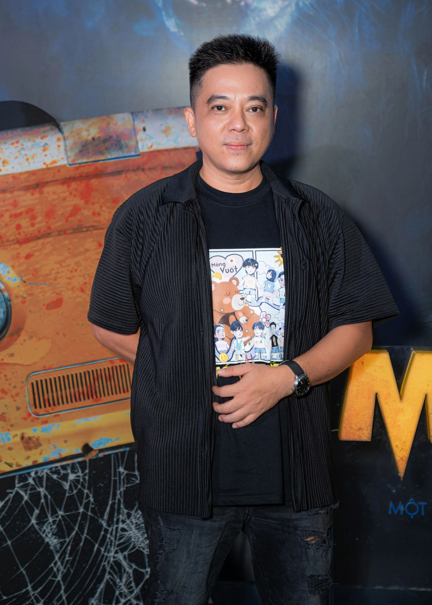 &quot;Đạo diễn trăm tỷ&quot; Lê Thanh Sơn trong buổi giới thiệu dự án Móng vuốt.