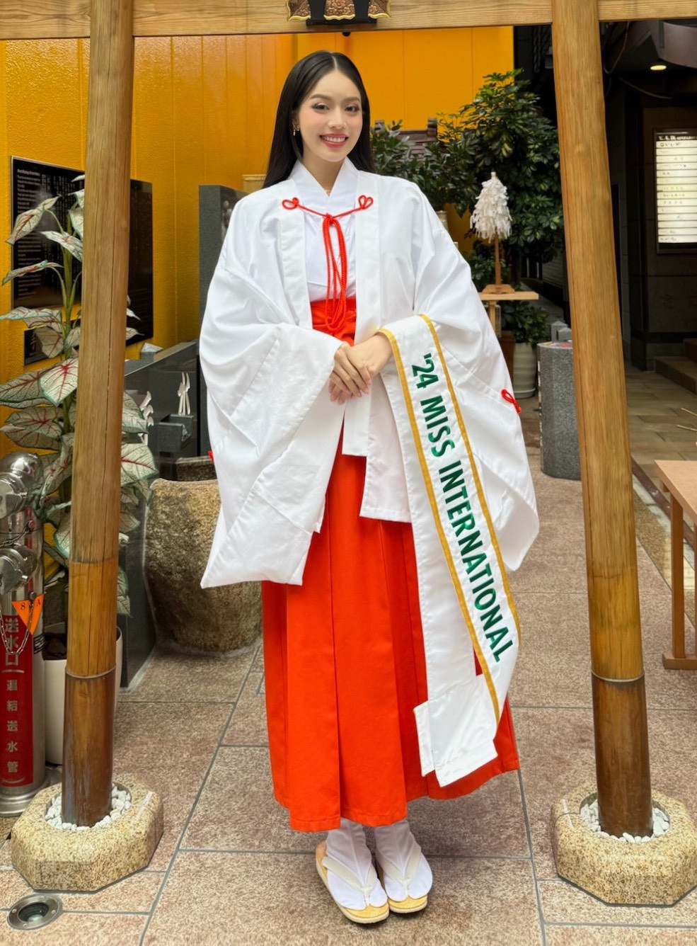 Top 5 Miss International có nhiều hoạt động quảng bá văn hóa tại Nhật Bản. Top 5 Miss International có nhiều hoạt động quảng bá văn hóa tại Nhật Bản.