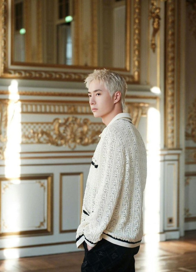 Vương Nhất Bác hiện là đại sứ hình tượng tại Trung Quốc của Chanel. Nam diễn viên tôn lên bộ trang phục vốn khó mặc, dễ bị nữ tính của thương hiệu xa xỉ.