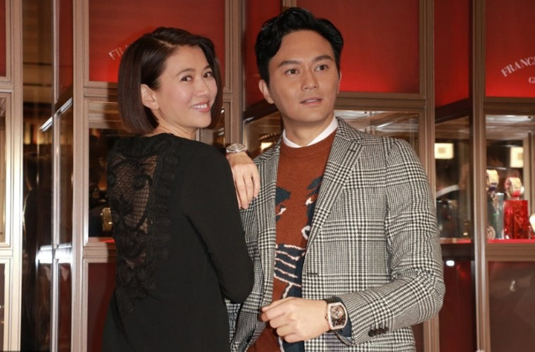 Vợ chồng diễn viên hong Kong, Trung Quốc nổi tiếng Trương Trí Lâm - Viên Vịnh Nghi.