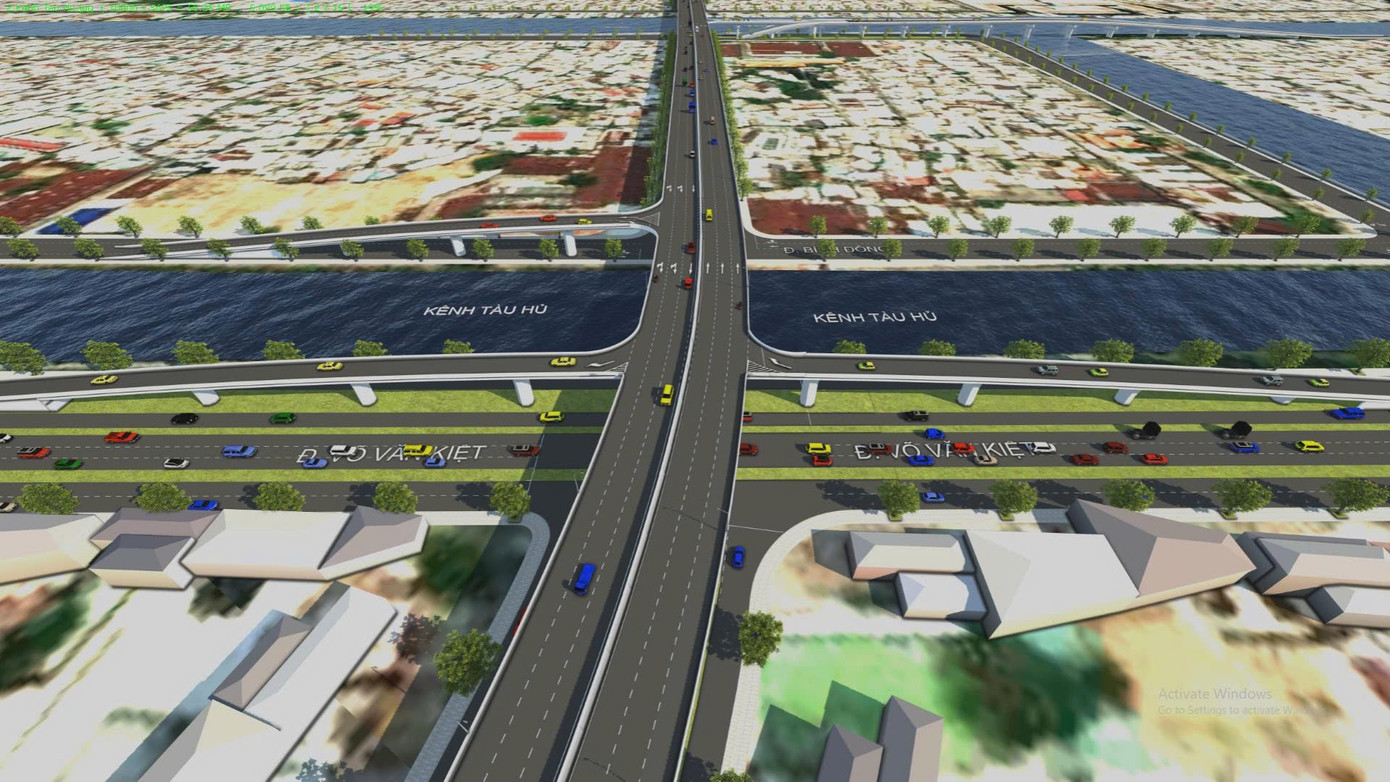 Tổng mức đầu tư dự án khoảng 6.863 tỷ đồng. Dự án dự kiến sẽ chiếm dụng khoảng 21,2ha đất, với 389 hộ dân phải di dời, giải tỏa.