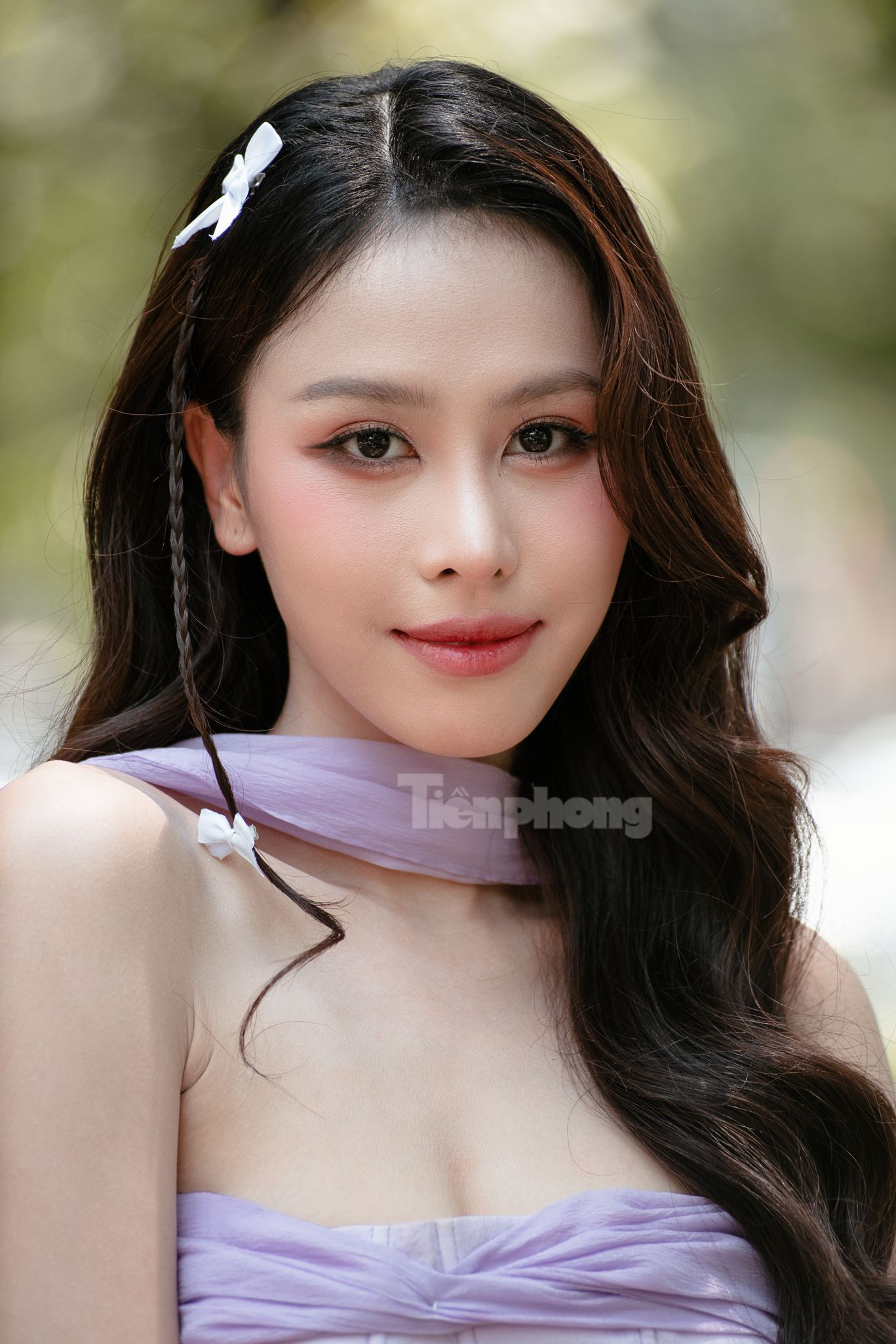 Cận nhan sắc của Á hậu Ngọc Hằng ở tuổi 21.