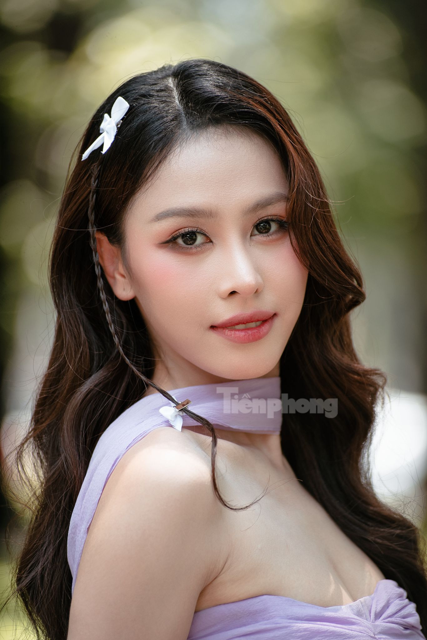 Cận nhan sắc của Á hậu Ngọc Hằng ở tuổi 21.