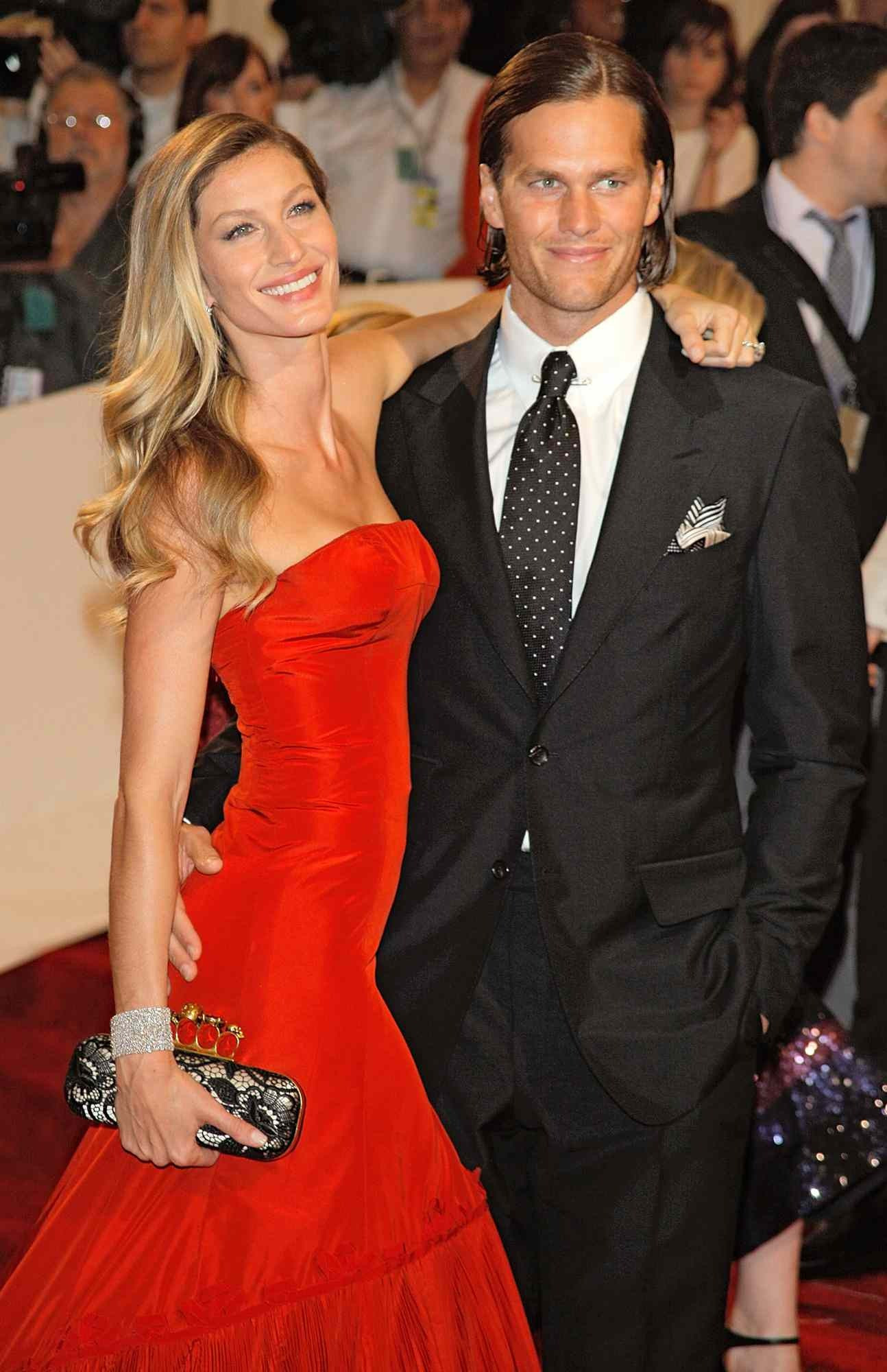 Tom Brady và Gisele Bundchen lúc còn chung sống.