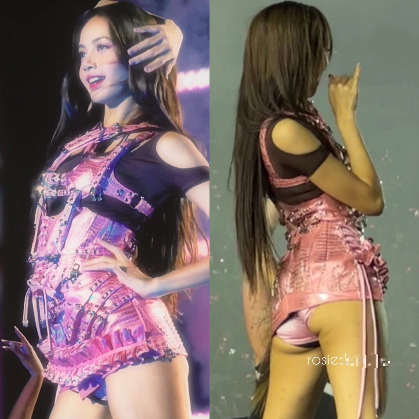 Ngoài đời giản dị của Lisa so với khi lên sân khấu.