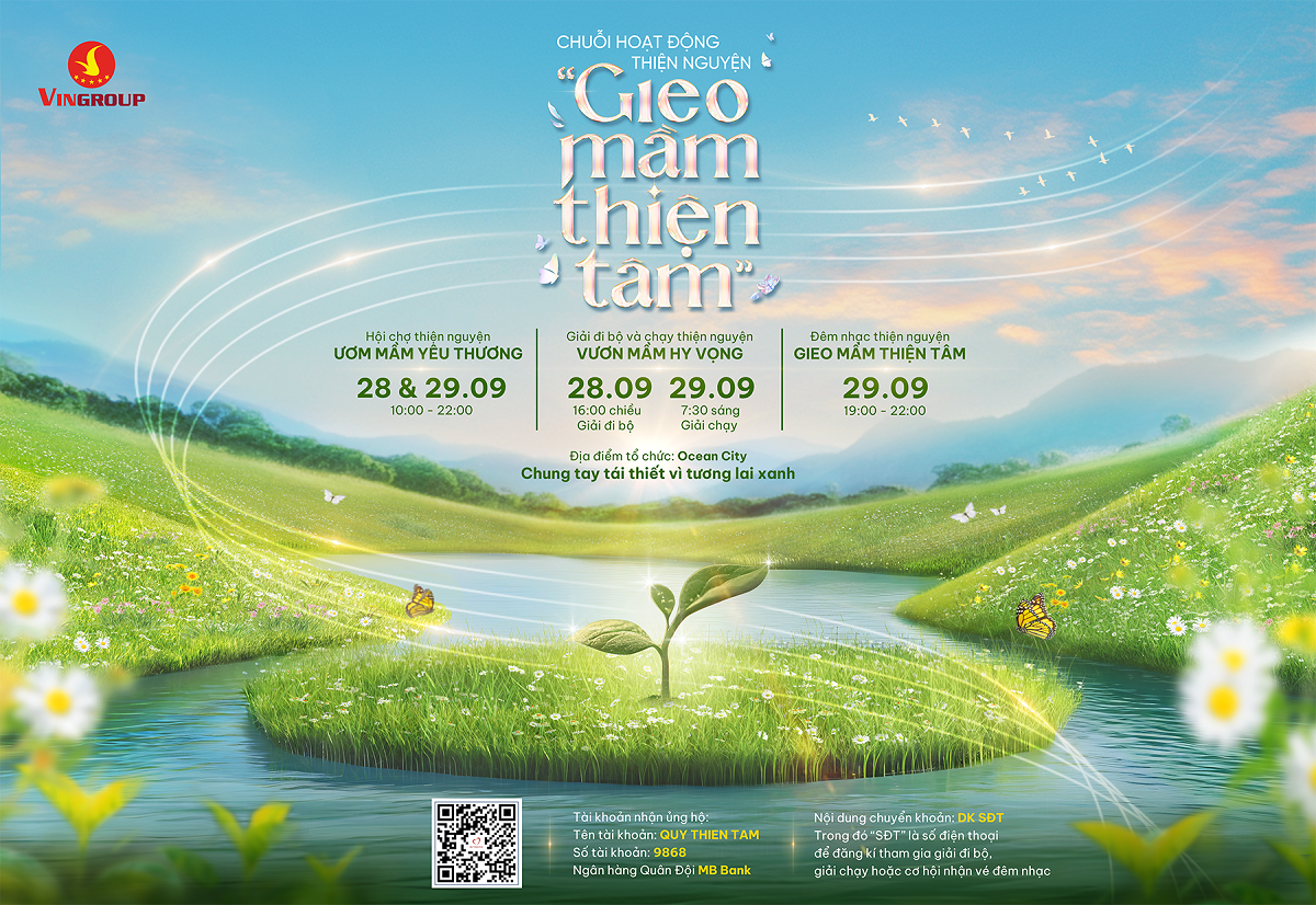 Hội chợ thiện nguyện “Ươm mầm Yêu thương” - Quyên góp ủng hộ đồng bào vùng bão lũ.