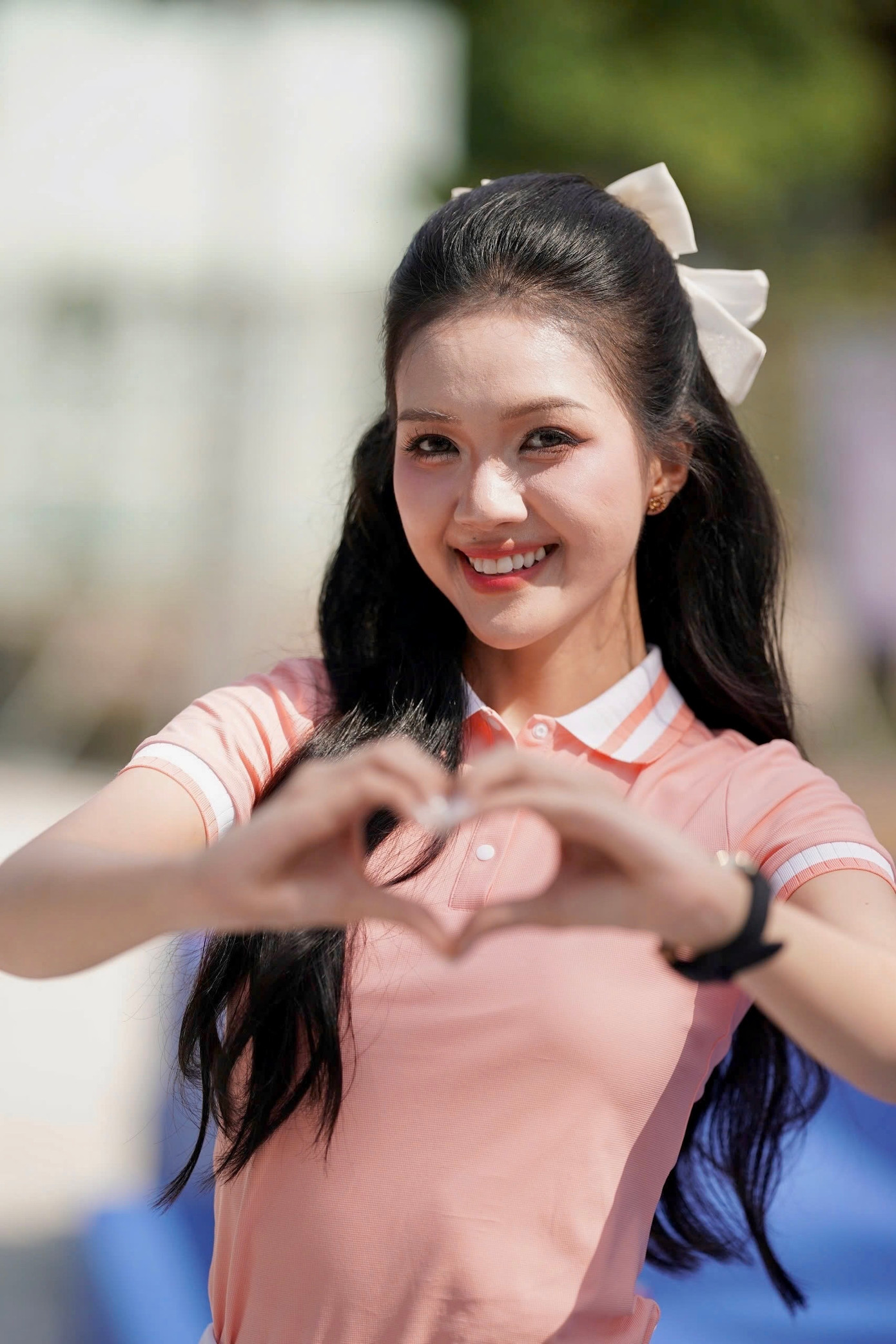 Top 10 Hoa hậu Việt Nam 2024 gửi lời chúc các tay vợt thi đấu mạnh mẽ, mục đích cuối cùng là lan tỏa niềm yêu thích thể thao đến công chúng, bên cạnh việc chinh phục tổng giải thưởng một tỷ đồng.