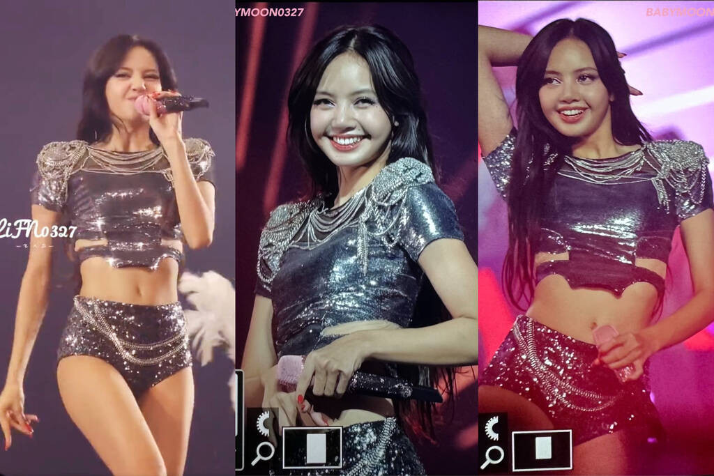 Là em út BlackPink, Lisa chưa bao giờ chịu thua về độ chịu chơi cho trang phục khi lên sân khấu. Cô chọn thiết kế khoe trọn vòng eo cho lần trở lại Hàn Quốc.