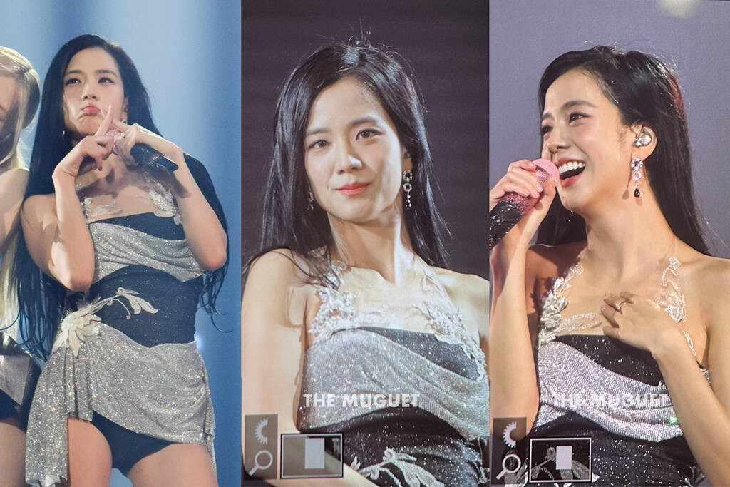 Trang phục có phần gợi cảm và táo bạo hơn của Jisoo trong đêm diễn cuối tại Seoul, Hàn Quốc.