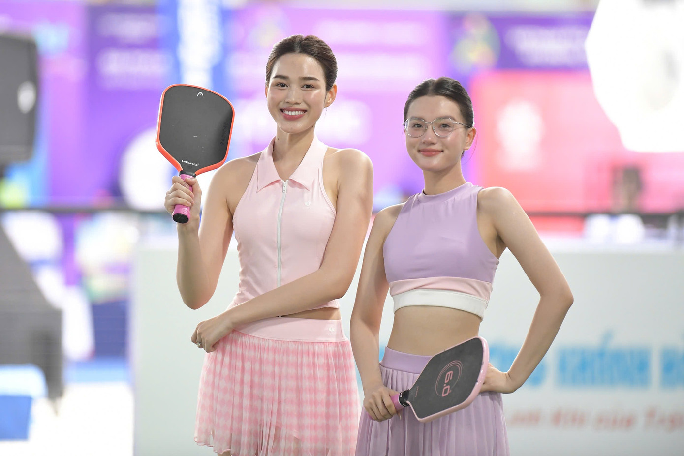 Đỗ Thị Hà khoe chân dài, thi đấu căng thẳng trên sân Giải Vô địch Pickleball Việt Nam ảnh 9