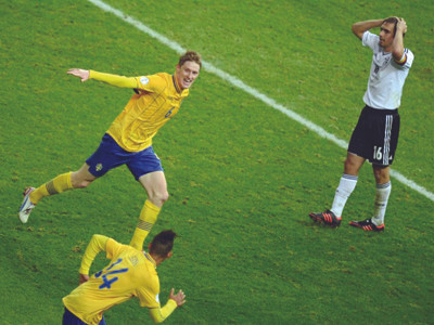 ĐT Thụy Điển đã làm được điều không tưởng ngay trên đất Đức. Ảnh: Getty Images