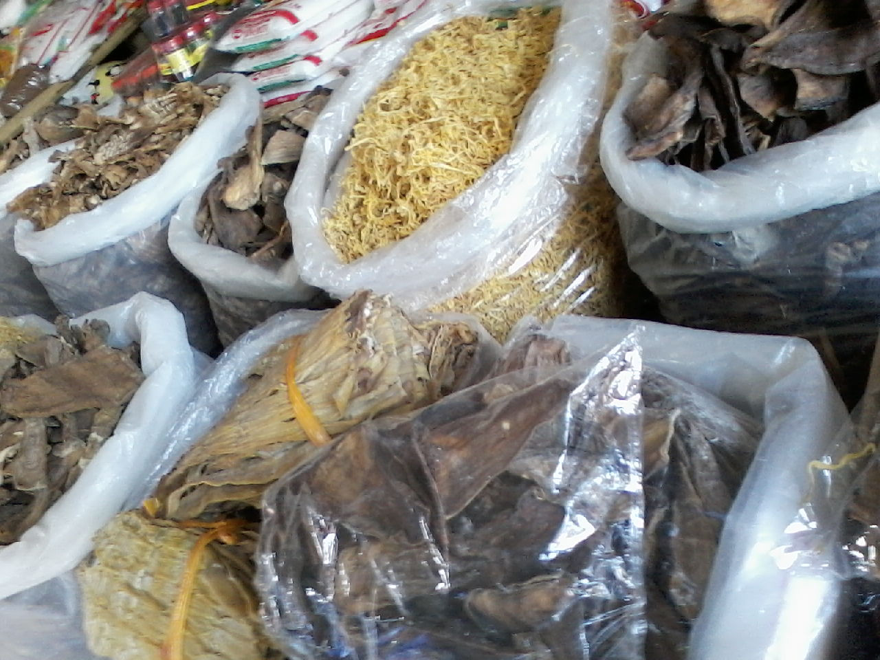 Măng khô được bày bán tại các chợ ở Thanh Hóa