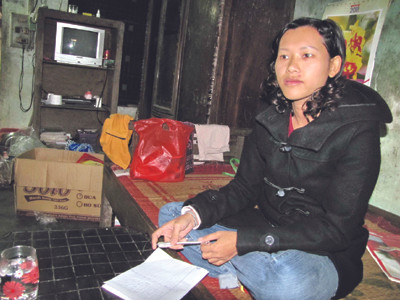 Trần Thị Thùy Dương không tâm phục khẩu phục khi đài truyền hình trút hết trách nhiệm về cô Ảnh: Ngọc Văn