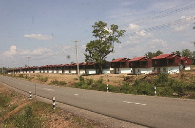 Nhà ở do HAGL xây tặng cho người dân Attapeu 