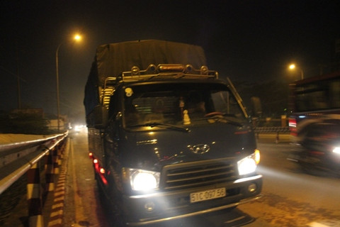 Chiếc xe tải cán chết nạn nhân