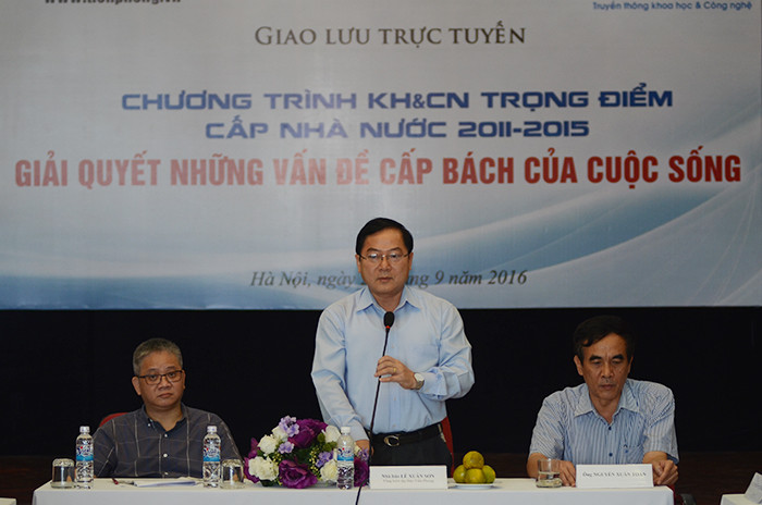 GLTT: Chương trình KHCN trọng điểm cấp Nhà nước 2011-2015: Giải quyết vấn đề cấp bách của cuộc sống ảnh 10