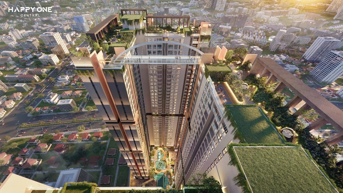 Tổ hợp 68 tiện ích trên không đỉnh cao tại Happy One-Central