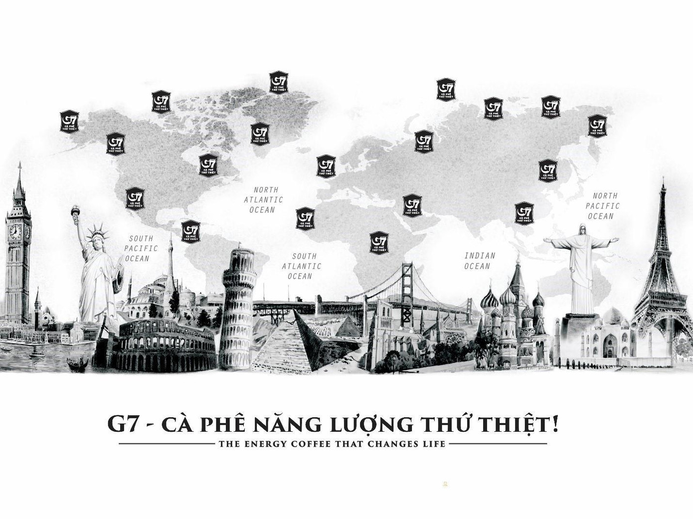 Kể từ khi ra đời và phát triển, G7 đã từng bước chinh phục thị trường nội địa và vươn ra toàn cầu, trở thành thương hiệu cà phê được yêu thích nhất.