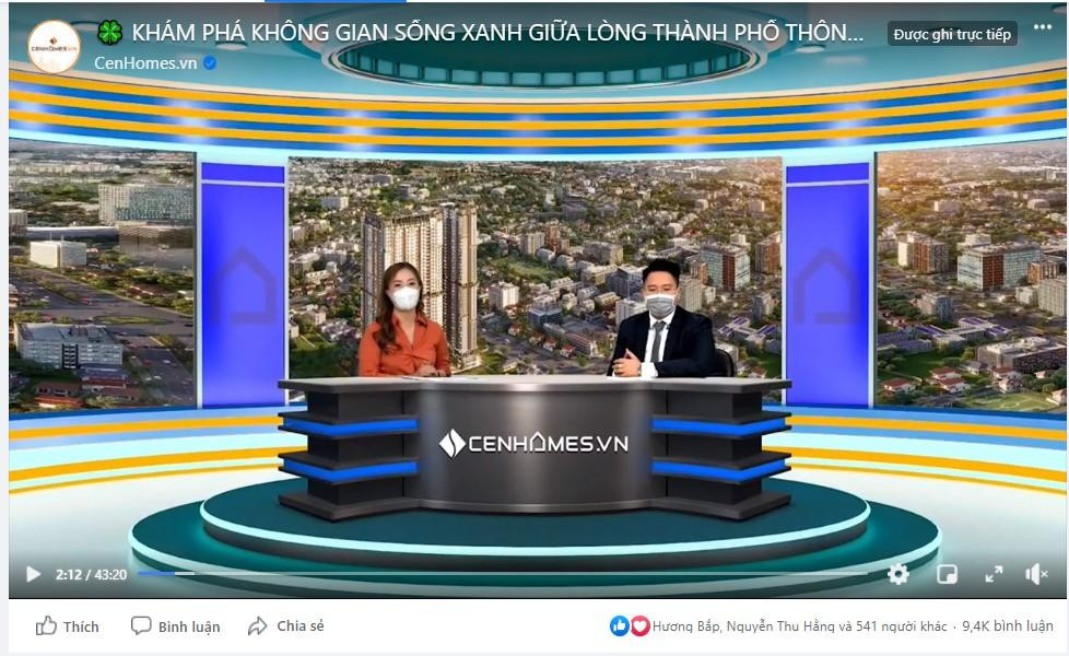 Thay vì những buổi mở bán đông nghịt, bất động sản chuyển hướng với livestream thu hút đông đảo người theo dõi