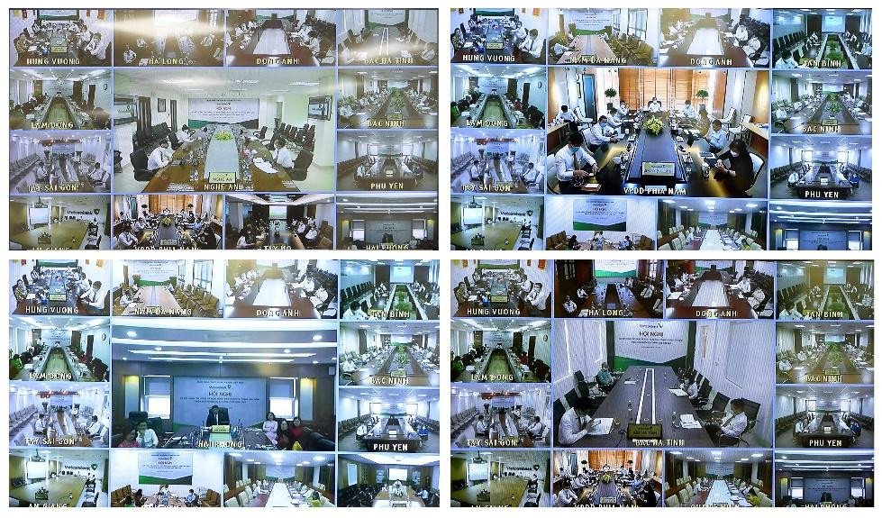 Hình ảnh tại các điểm cầu trực tuyến