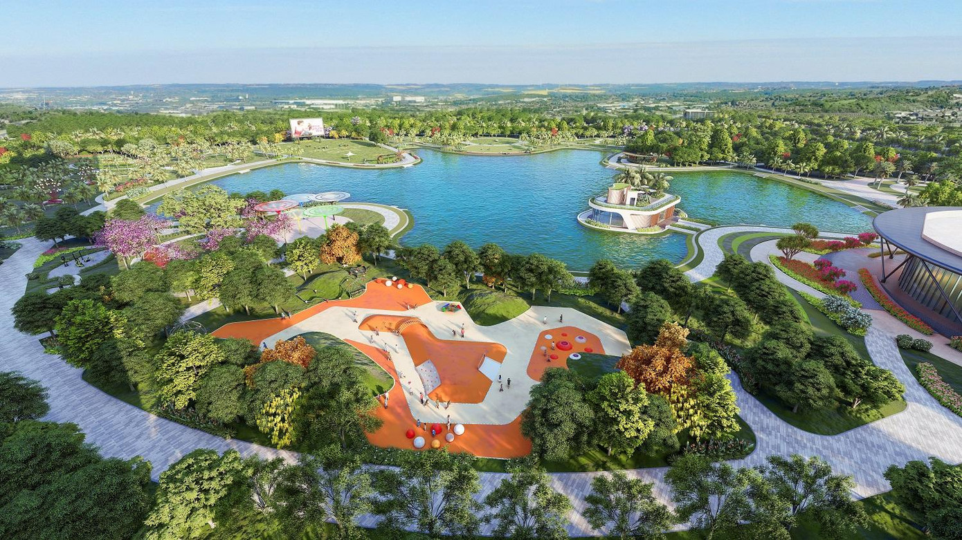 Cư dân The Matrix One được tận hưởng không gian xanh mướt từ công viên 14ha với hàng trăm loài cây tốt cho sức khỏe và diện tích hồ nước 2,5ha Cư dân The Matrix One được tận hưởng không gian xanh mướt từ công viên 14ha với hàng trăm loài cây tốt cho sức khỏe và diện tích hồ nước 2,5ha