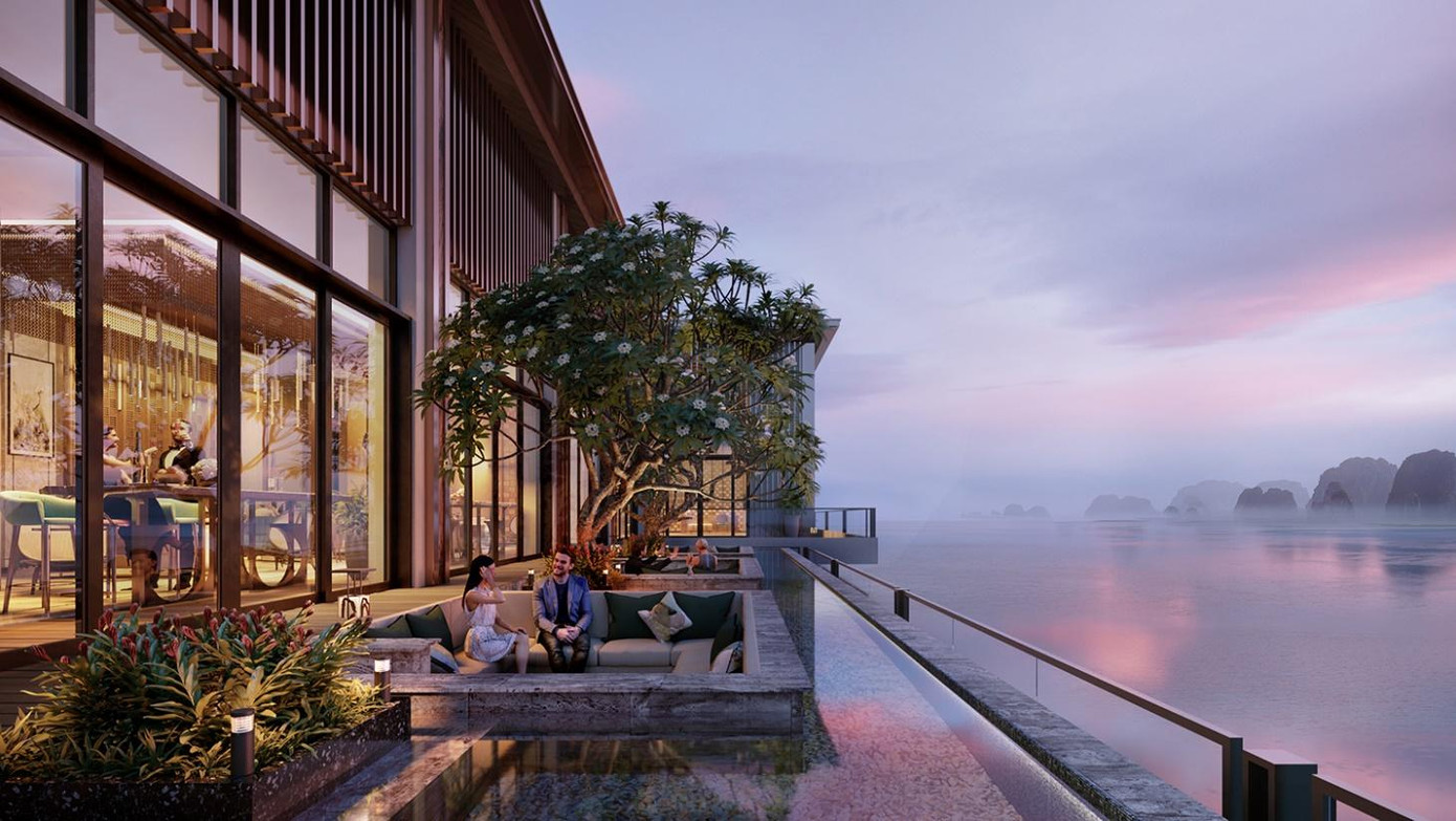 Rooftop bar – nơi ngắm hoàng hôn trên vịnh biển