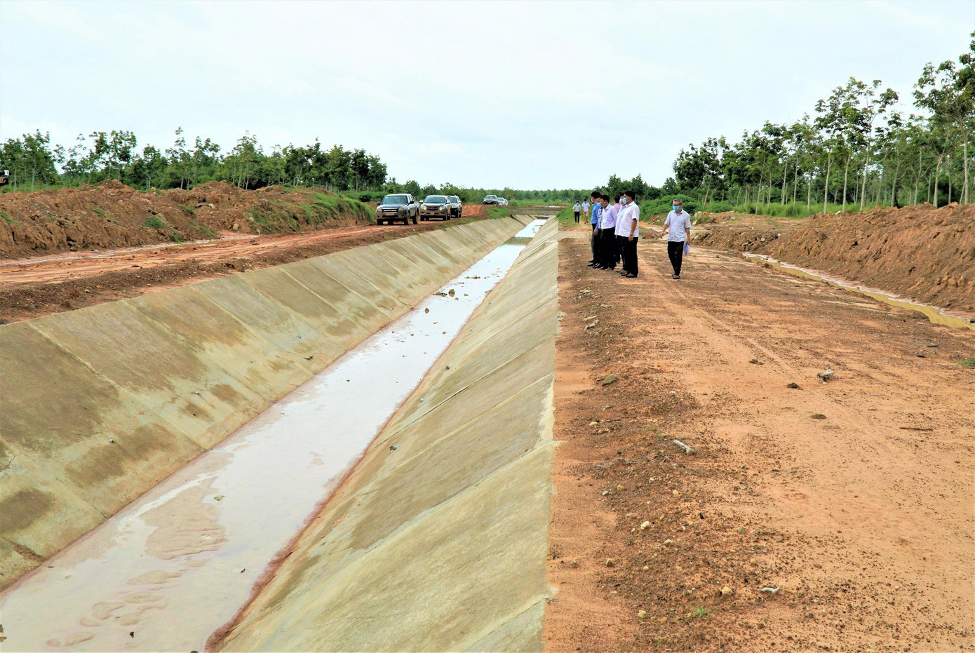 Kênh chính dự án thủy lợi Ia mơr