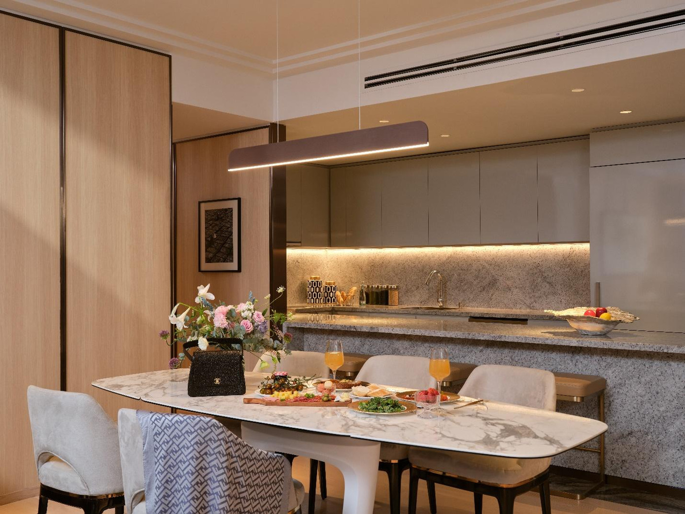 Hình ảnh căn hộ mẫu thuộc bộ sưu tập Legacy (thương hiệu JW Marriott) của Grand Marina. Ảnh: Masterise Homes