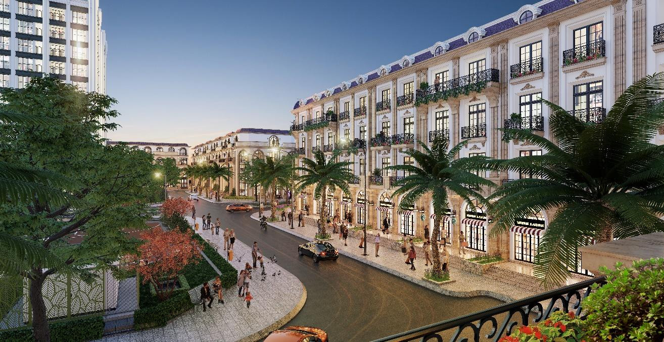 Shophouse D’. Metropole Hà Tĩnh gây ấn tượng với các bức tường dày 40cm