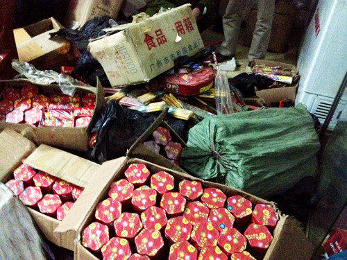 Số tang vật thu giữ được ở nhà Phương